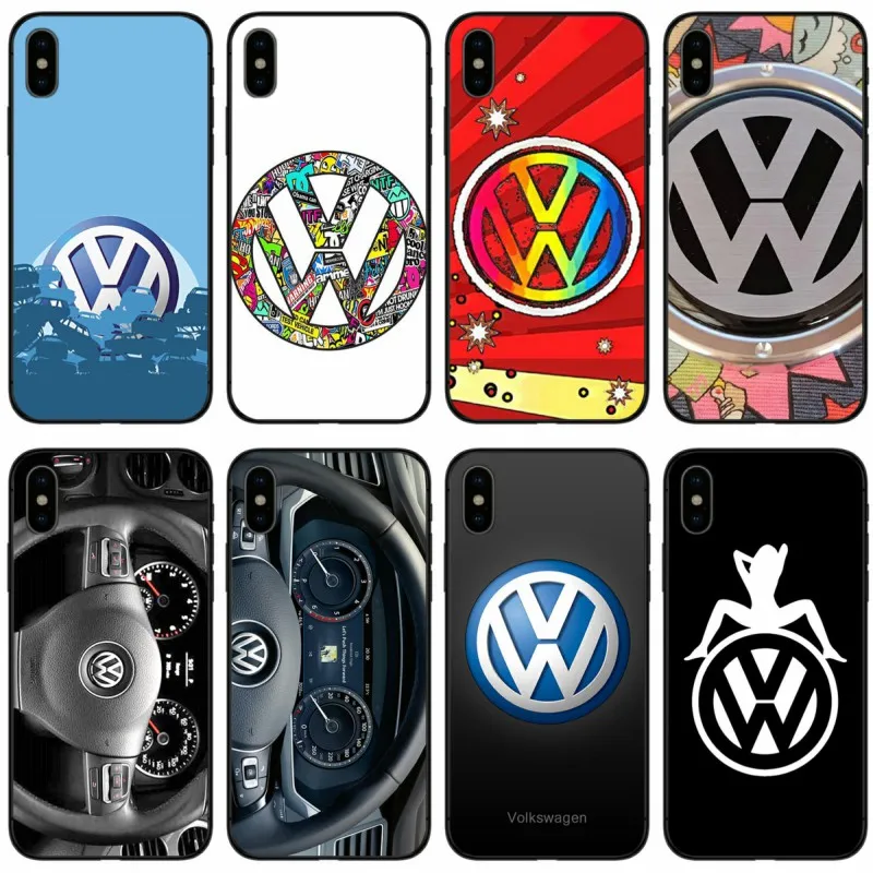 

Retro Volkswagen Vw Cover Soft Silicone black TPU Phone Case For iPhone X XR XS MAX 5 5C 5S SE 6 6S Plus 7 8 Plus
