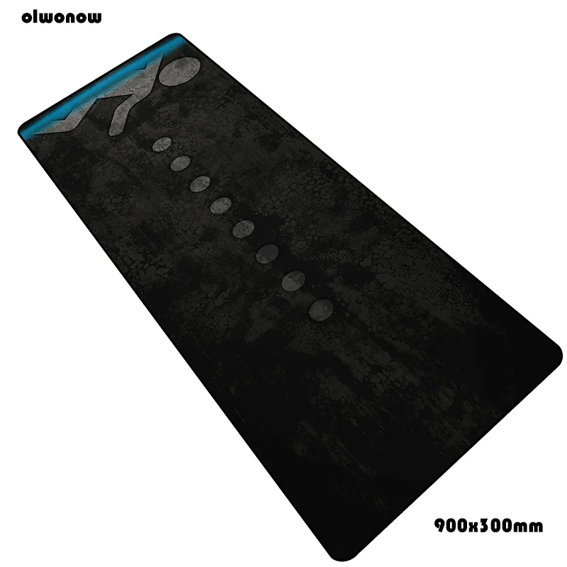 Size 900x300x3mm Portal 2 коврик для мыши геймер 3d 900x300x3 мм notbook коврик для мыши игровой коврик для мыши большой коврик для запястья коврик для мыши ПК настольный коврик для мыши - Цвет: Size 900x300x3mm