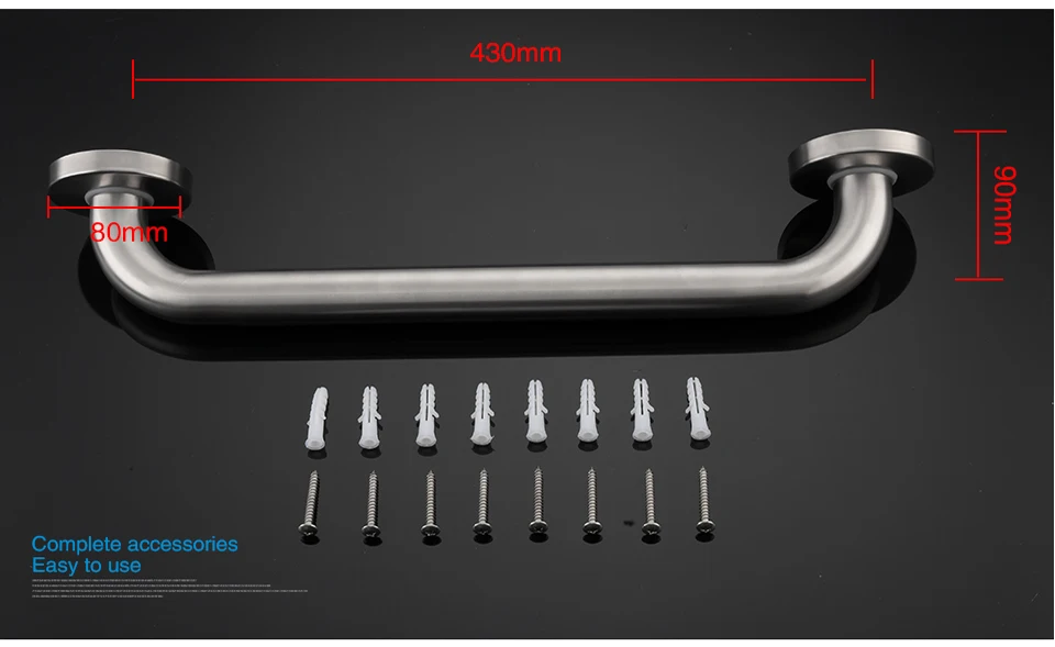 GAPPO барная ручка для ванной комнаты, противоскользящие защитные аксессуары для ванной комнаты, душ, туалет, опорная рейка из нержавеющей стали, поручень