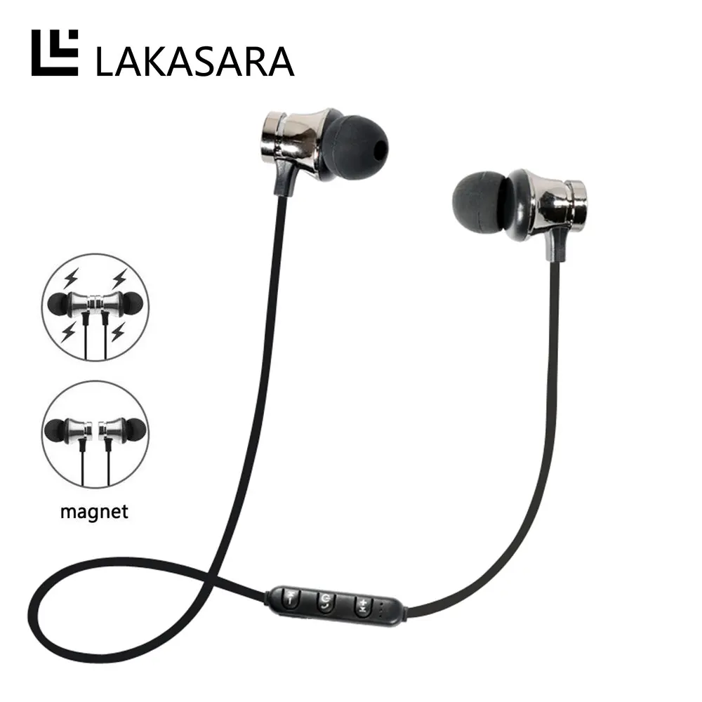 LAKASARA XT-11 Bluetooth наушники спортивные Беспроводные с микрофоном наушники шумоподавление Гарнитура для iPhone samsung huawei Xiaomi