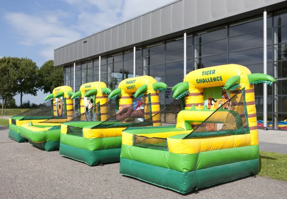 2016 new products inflatable goal inflatable jungle carnival games for adults basketball, inflatable interactive adult game free shipping sealed airtight basketball goal inflatable sports games with free ce pump