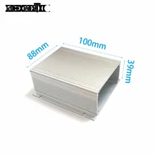 Алюминиевый сплав корпус инструмента Электрический корпус коробка DIY 88X39X100 мм