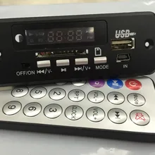 12 В Bluetooth hands-free вызов MP3 wav WAV аудио декодер доска, с переключателем AUX 5 P сиденье качественная доска