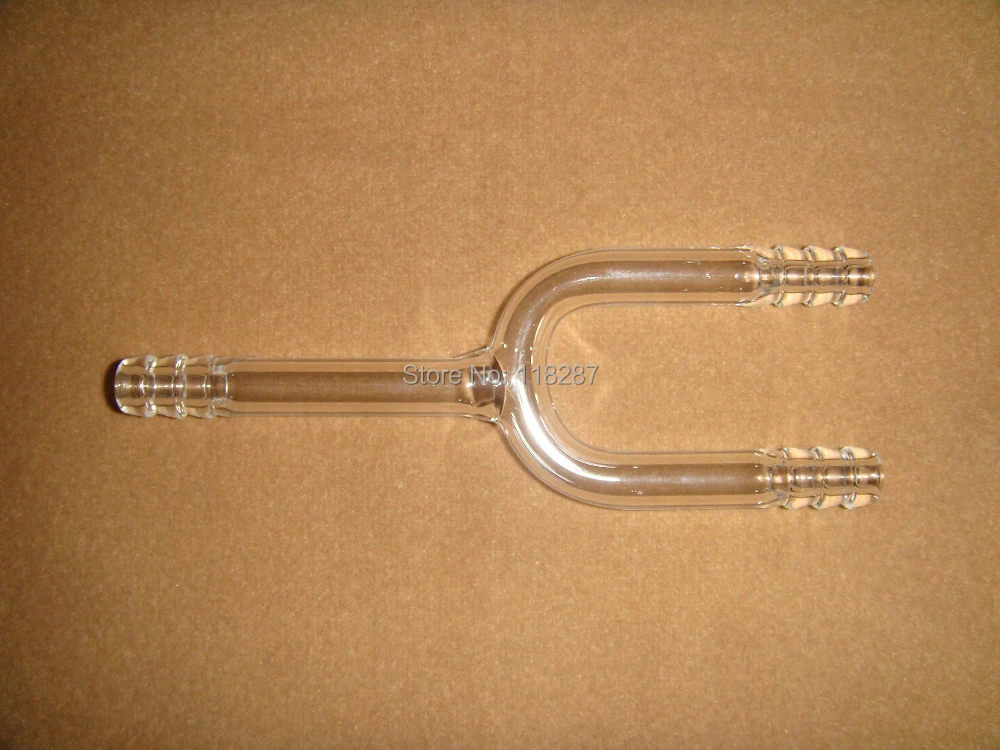Tubo conector en U de vidrio para laboratorio, conexión de manguera de 10MM, la longitud del brazo es de 60MM|connector module|connector xlrconnector straight