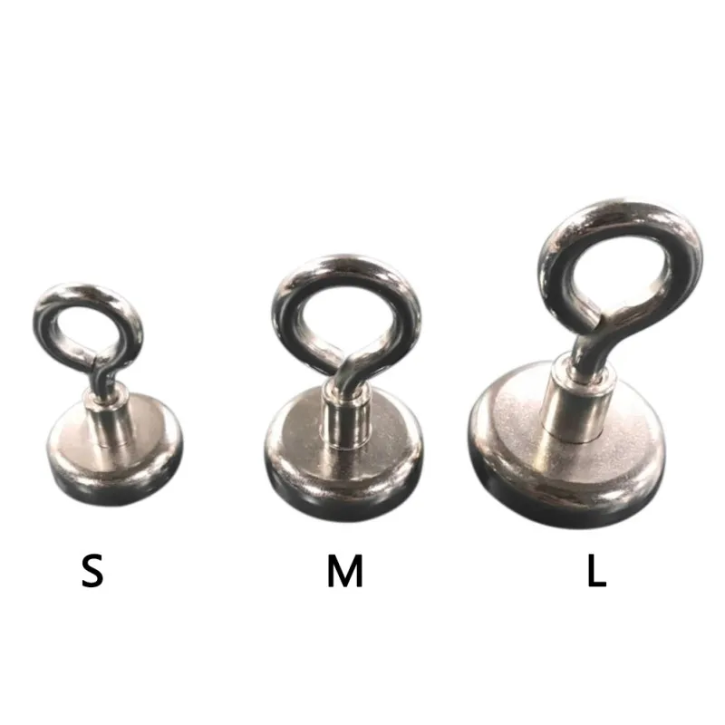 

New Arrival Powerful Round Neodymium Magnet With Countersunk Hole And Eyebolt Home Accessorries