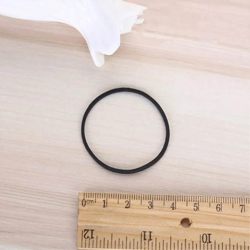 Black Rubber Bands, Small Rubber Bands Office Supplies, Soft Elastic Bands  School Home Diameter 13mm,06*0.9mm