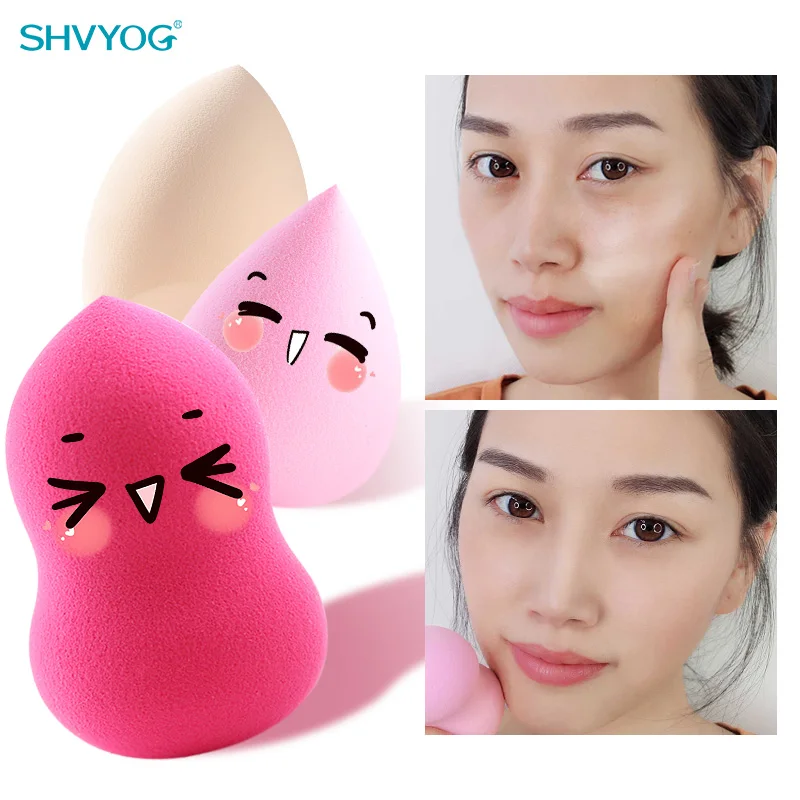 

SHVYOG Puff Makeup Cosmetic Foundation Sponge Puffs Powder Concealer Blender Soft Water Sponges Professional Make Up Tools