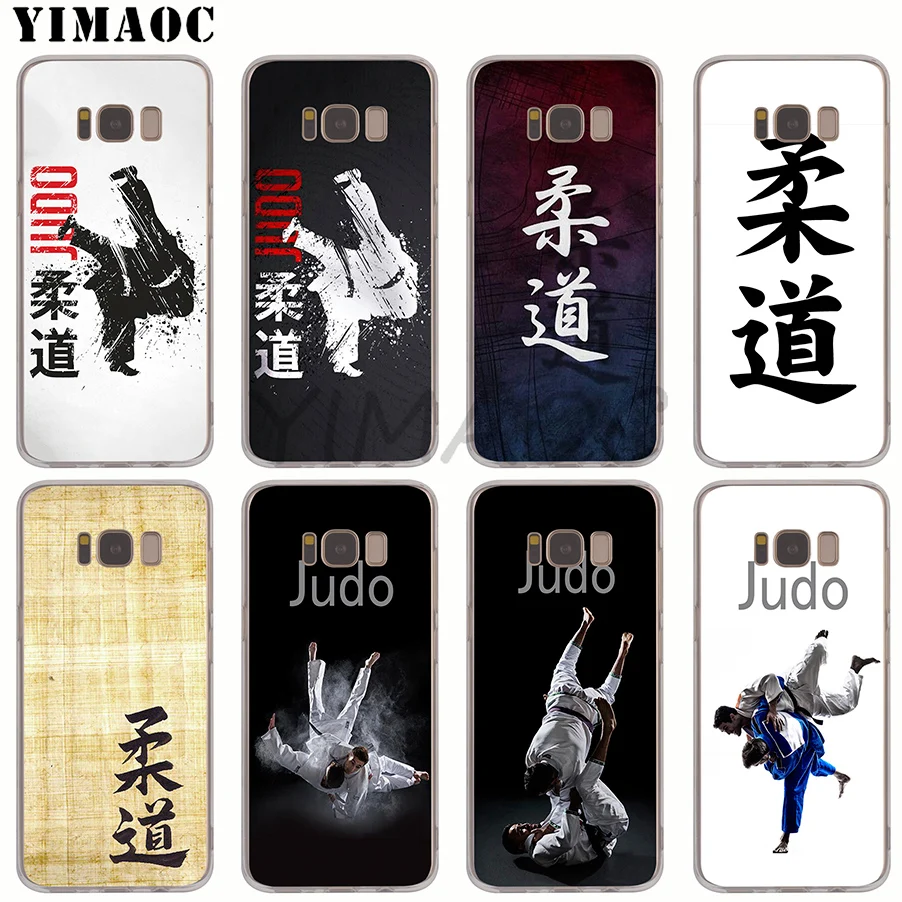 

YIMAOC Judo Soft TPU Case for Galaxy A5 A6 A7 A8 A9 J3 J5 J6 J7 EU Version S7 S10 Edge S8 S9 Plus Note 8 9