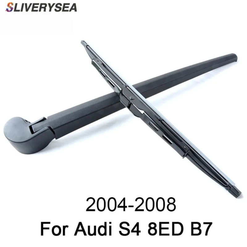 

SLIVERYSEA 13'' Rear Wiper Arm And Blade For Audi S4 8ED B7 2004-2008 High Quality Natural Rubber Auto Car Accessories