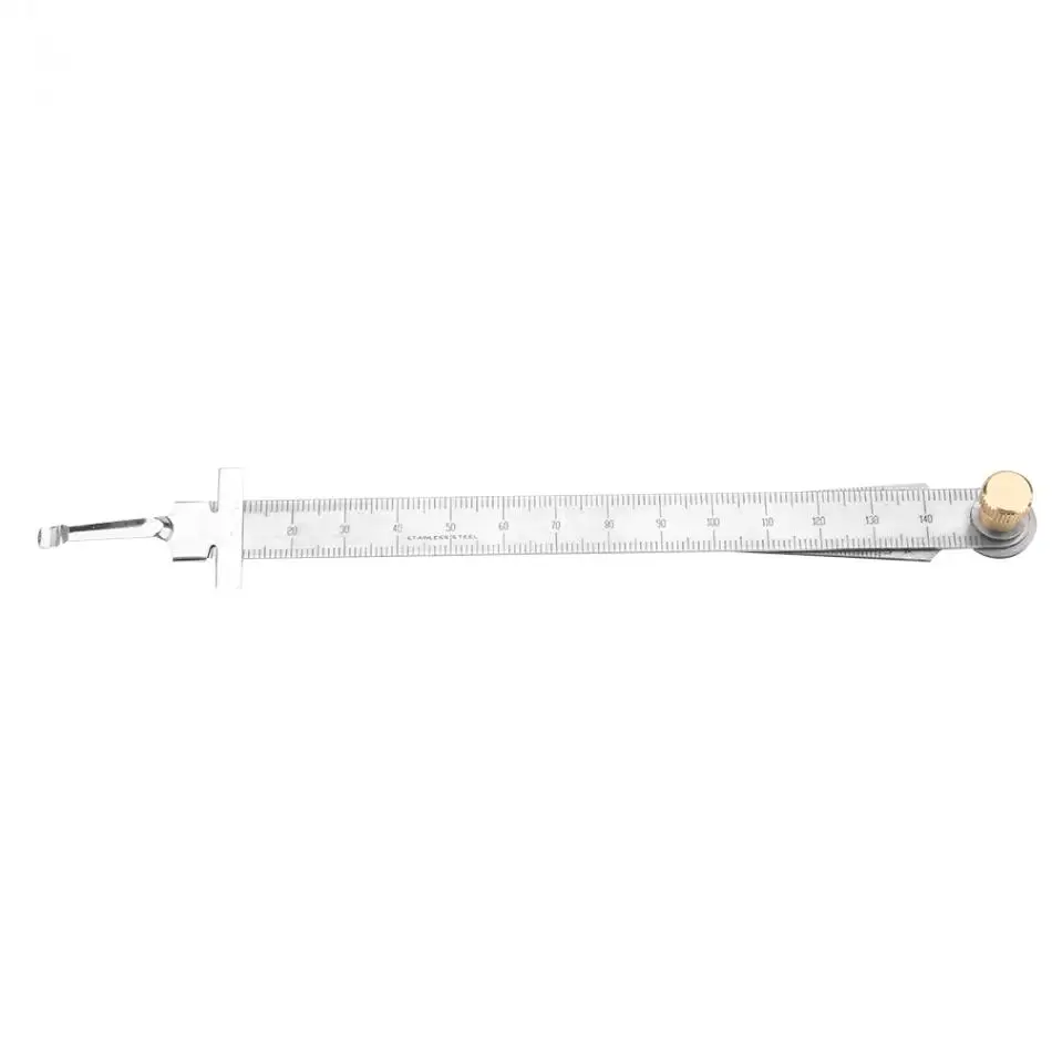 Нержавеющая сталь Feeler Gauge Сварка конус глубина линейка отверстие размер инспекции Gage для измерительного инструмента 1-15 мм Feeler Gauge