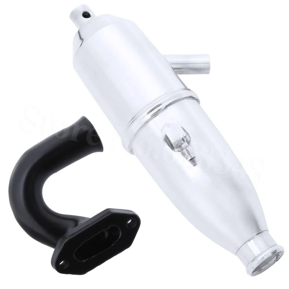 1 Set Tuned Exhaust Pipe & Header Manifold Nitro Engine Parts Rc 110