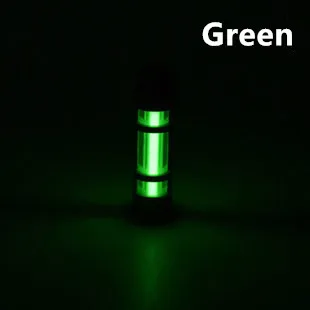 Автоматический светильник 25 лет титана Тритий брелок кольцо флуоресцентная трубка спасательный аварийный светильник s - Цвет: Green