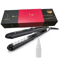 Паровой утюжок турмалиновый керамический паровой Профессиональный Выпрямитель для волос с аргановым маслом инфузионные Выпрямители