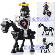 DR TONG Single Sale The Lord of the Rings Medieval Castle Knights Rome Knights Skeleton Horses