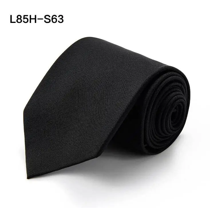 Высококачественная шелковая брендовый галстук джентльменская модная повседневная Свадебный галстук жениха Классическая тонкая стрела 8,5 см - Цвет: S 63