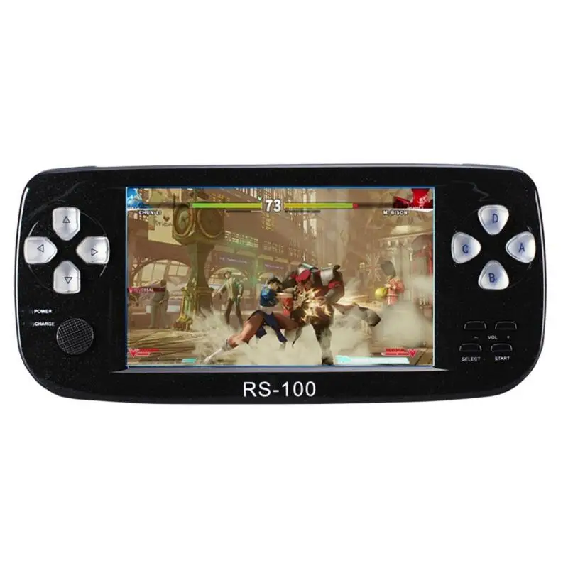 

Alloyseed RS-100 Handheld 4.3inch Game Console Game Player with Video 2MP Camera for CP1 CP2 NEOGEO GBA SFC MD FC