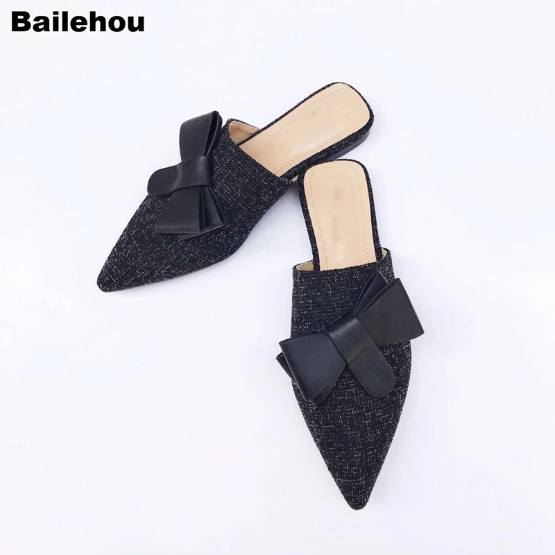 pointed slippers flat
