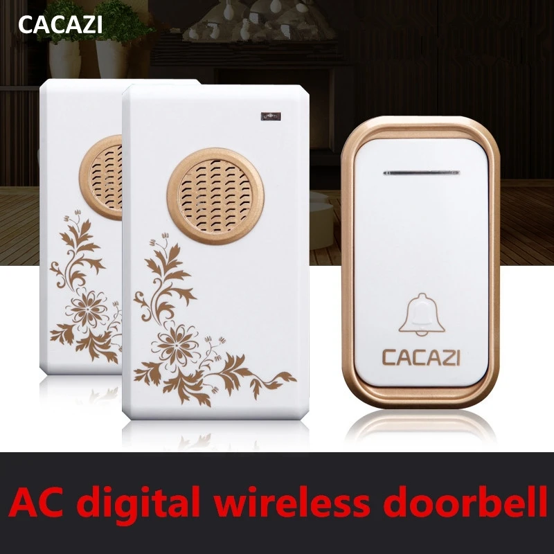 1 transmitter 2 receivers High Quality home DoorBell Waterproof 200m
