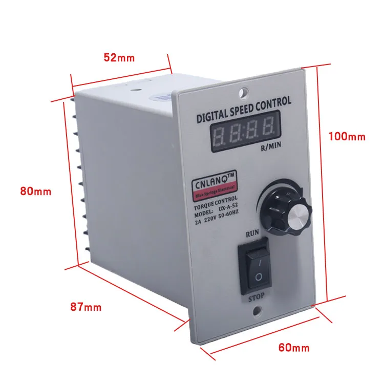 

Motor governor AC 220V digital display gear motor governor US-52UX-52 6W-400W single phase