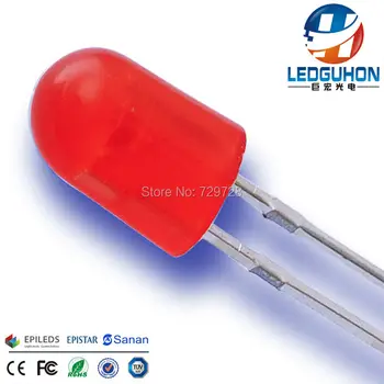 

546 dip led 5mm oval red led diodes used for led string light