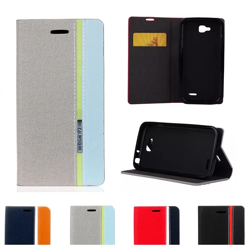 

For LG Optimus L90 L 90 Series III 3 Case D405 D405N D415 Dual D410 cabe Spell color TPU Back Box Stand Flip Phone Leather Cover