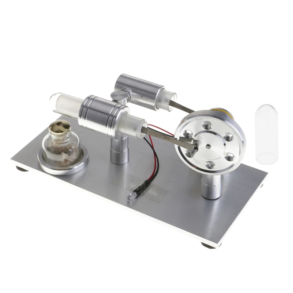 

Educational External Combustion Generator Heat Steam Stirling Engine Motor Model