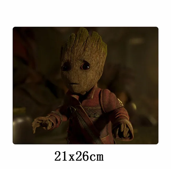 21x26 см groot, ракета енота коврик для мыши небольшой размер нескользящий коврик для компьютерной мыши подарки офисный коврик для ноутбука Аксессуары для ПК - Цвет: 5