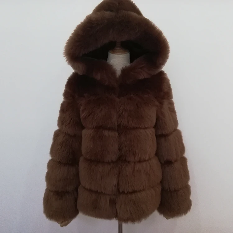 Lisa Colly Women Winter Jacket Coat Hooded Overcoat Fox Fur Coat Long sleeves Faux Fur Coat Women's Thick Furs coat Outwear Lisa Colly Women Winter Jacket Coat Hooded Overcoat Fox Fur Coat Long sleeves Faux Fur Coat Women's Thick Furs coat Outwear