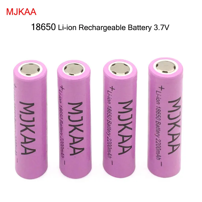 8x18650 Rechargeable Batteries(Not AA battery) 3.7v 2200mAh Lithium Li