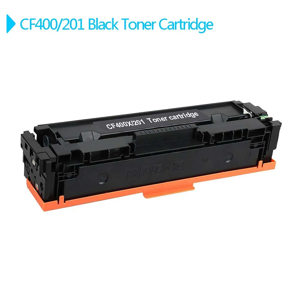 CF400 201 Black 1× совместимый картридж с тонером для принтера для CF201A 201A для hp Laserjet Pro M252dw/M252n MFP/M277dw/M277n CF400A 400a CF401A CF402A CF403A - Цвет: CF400 201 Black