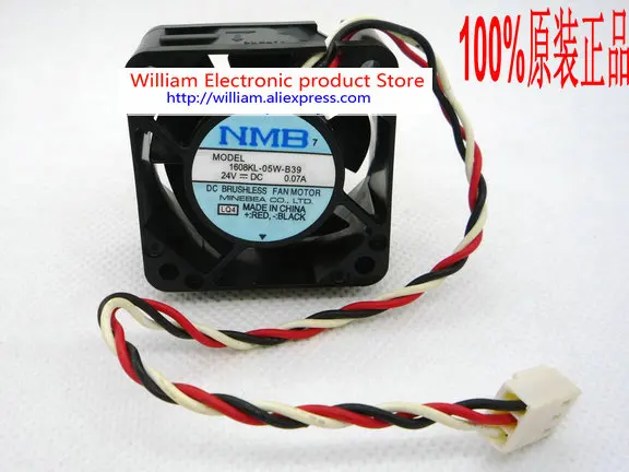 

New Original NMB 1608kl-05w-b39 40*40*20MM DC24v 0.07a 4cm cooling fan