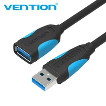 Vention высокое Скорость USB 3,0 Удлинительный Кабель USB 3,0 мужского и женского пола удлинитель Дата-кабель, шнур синхронизации адаптер