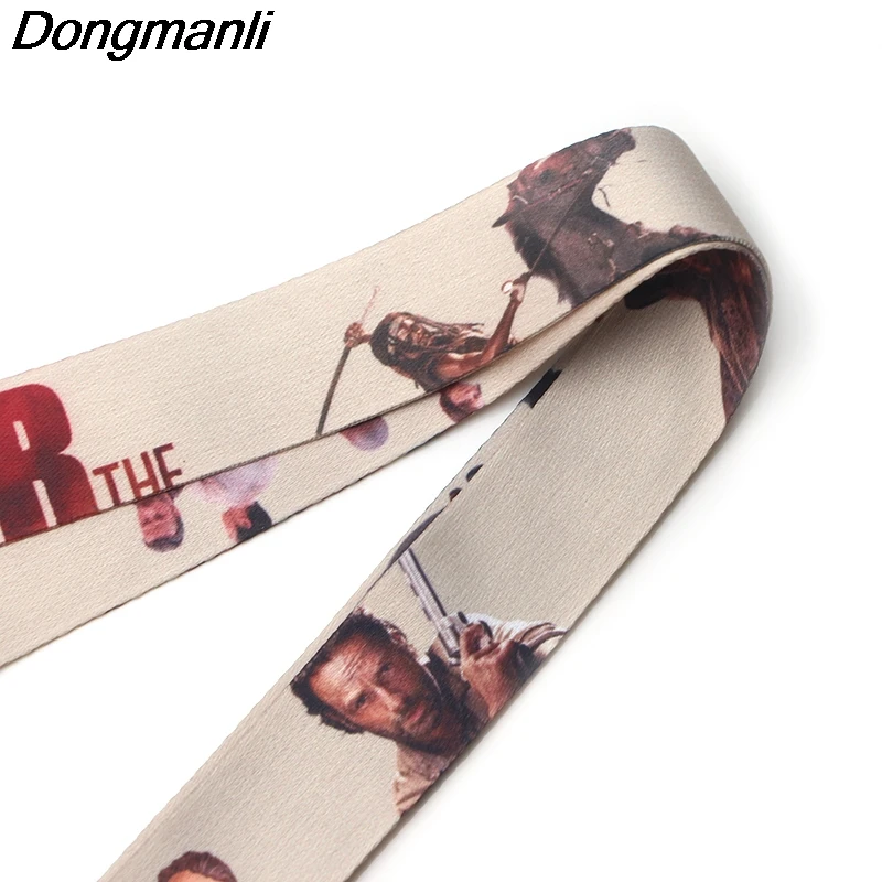 P3632 Dongmanli The Walking Dead tv брелок Lanyards держатель удостоверения личности ID карта Пропуск Тренажерный зал мобильный телефон USB бейдж держатель ключевой ремень