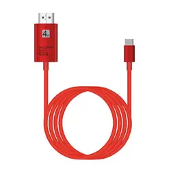 Аудио-видео кабель 2 м USB 3,1 Тип-C USB-C до 4 К HDMI HDTV Кабель адаптер совместим для macbook samsung S8 htc