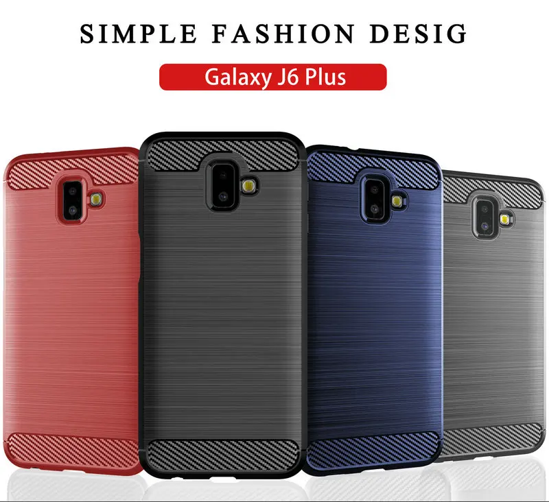 

for Samsung Galaxy J6 Plus j6+ SM-J610F Silicone Armor Bumper Shockproof Cover Phone Cases for Samsung Galaxy J6 Plus Case