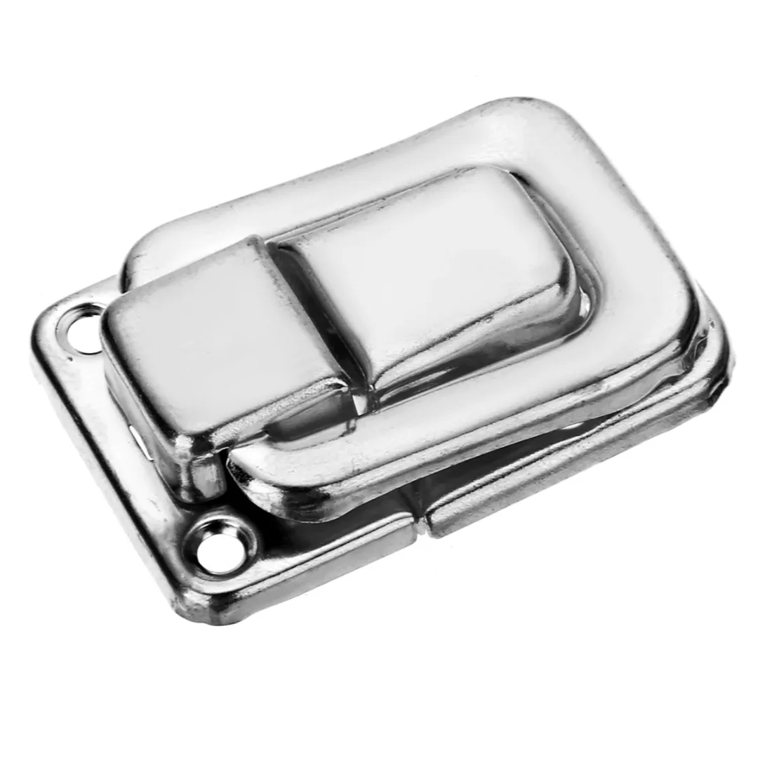 4pcs Gold/Silver Fastener Toggle Lock Latch Catch for Suitcase Case Boxes Chests Trunk Door Hasps Locks Hardware Tool