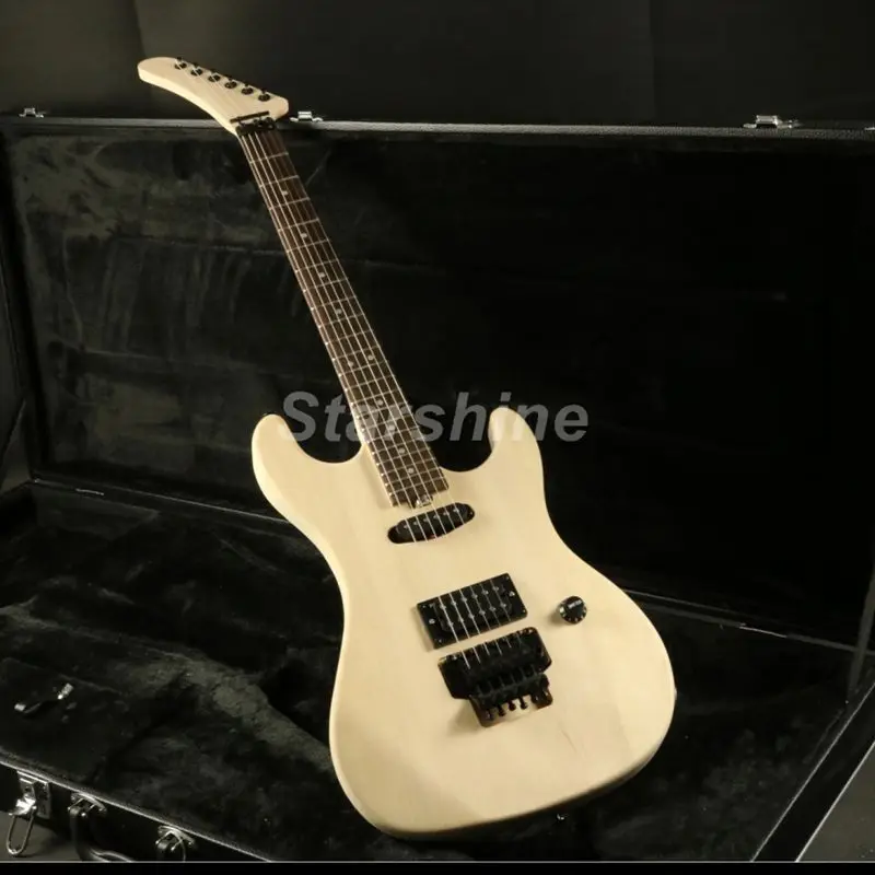 

Unfinished Electric Guitar X2-2 Kits FR Bridge Banner Headstock