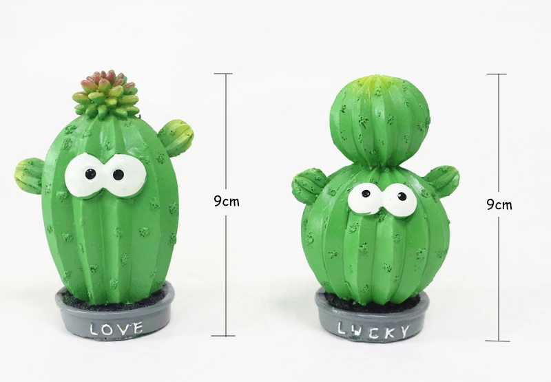 JAROWN Artificial Creative Cactus Prickly Pear Decoration Gift Home Office Desktop Decorative Resin Crafts Wedding Decor ()