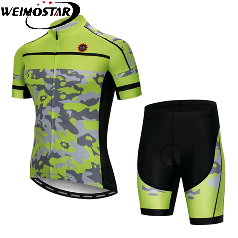 Weimostar فريق الصيف برو الرياضة سباق الدراجات جيرسي دراجة السروال مايوه ropa ciclismo دراجات S-XXXL