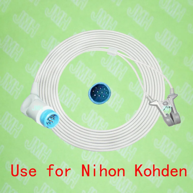 

Compatible with 10PIN Nihon Konhden Oximeter monitor the TL-101S Adult ear clip spo2 sensor.