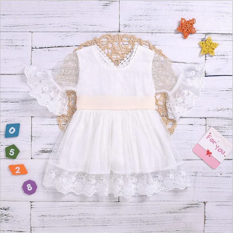 

Girls Dress 2019 New Summer Brand Girls Clothes Lace And Bow Design Baby Girls Dress Kids Dresses For Girls Casual Wear 1 6 Y