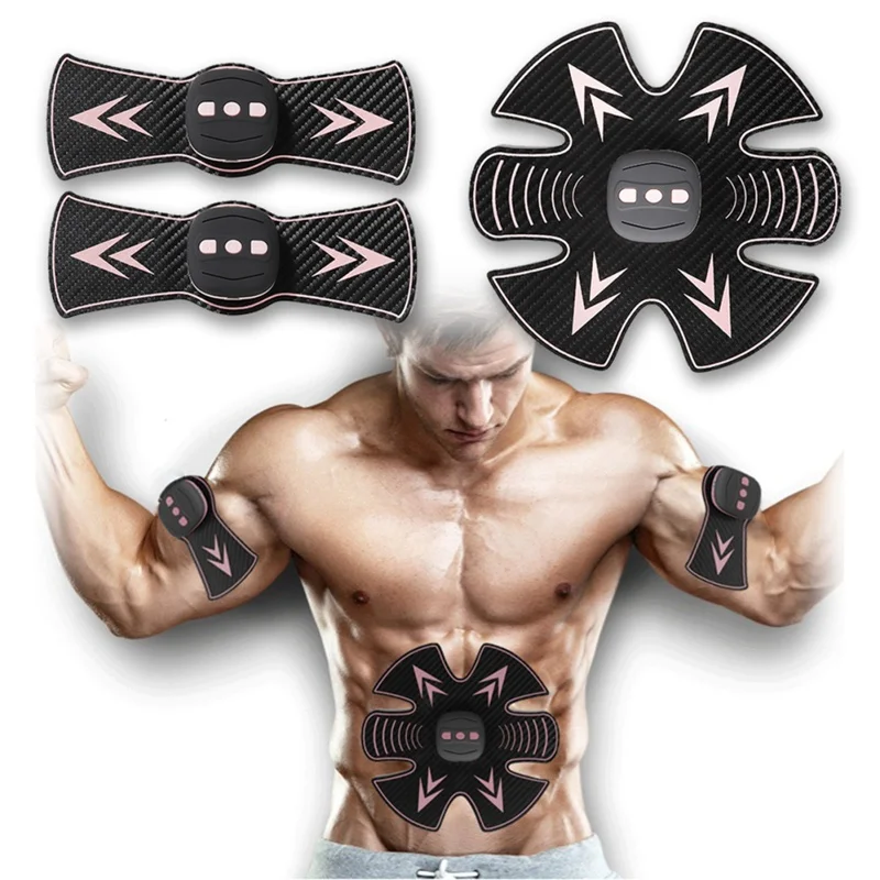 

Portable Muscle Stimulator Smart Rechargeable Fitness Machine Abdominal Exerciser Training Device Body Building Tool
