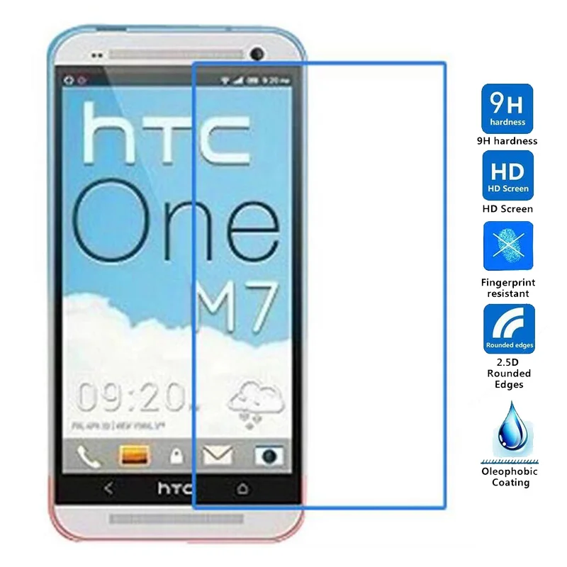 2 шт для HTC One Me M7 A9 Aero Закаленное стекло Защитная Взрывозащищенная пленка S9 Max |