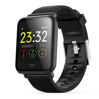 

New Q9 Smartwatch IPX67 Waterproof Sports For Android IOS With Heart Rate Monitor Blood Pressure Functions Men Women Smartwatch