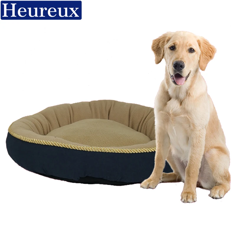 Heureux round dog bed for small and meduim dogs winter use pet bed pink