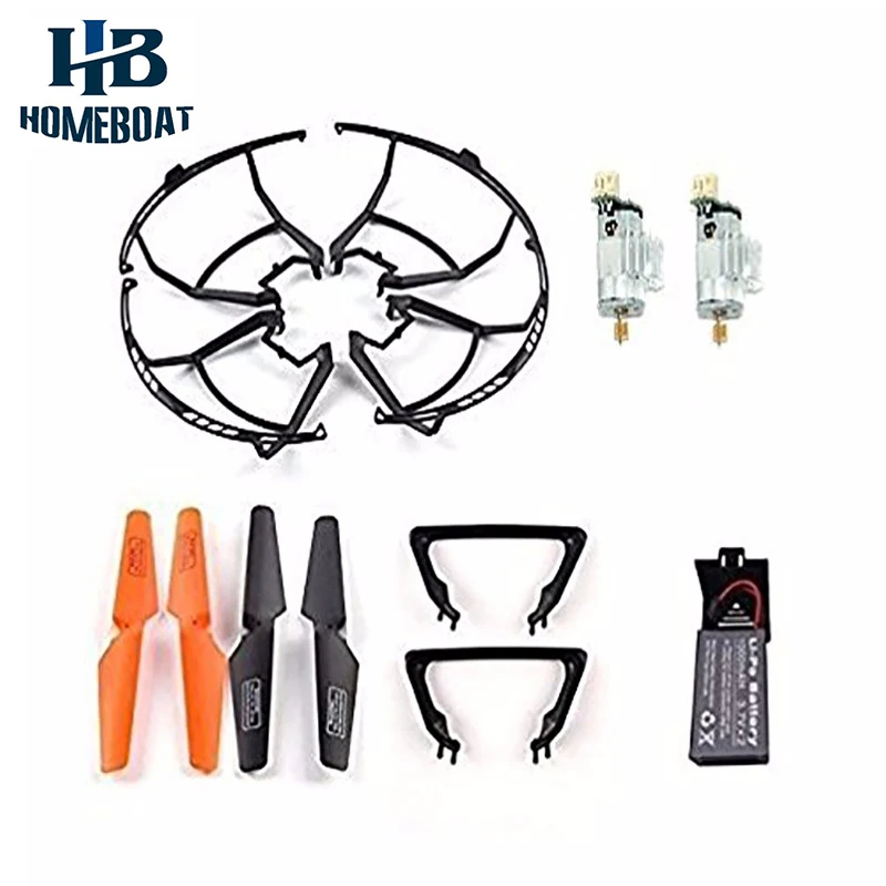 Spare Parts Package for UDI U818S U842 Professional Photography Rc Quadcopter Drone Replacements Set Propellers Motors Battery