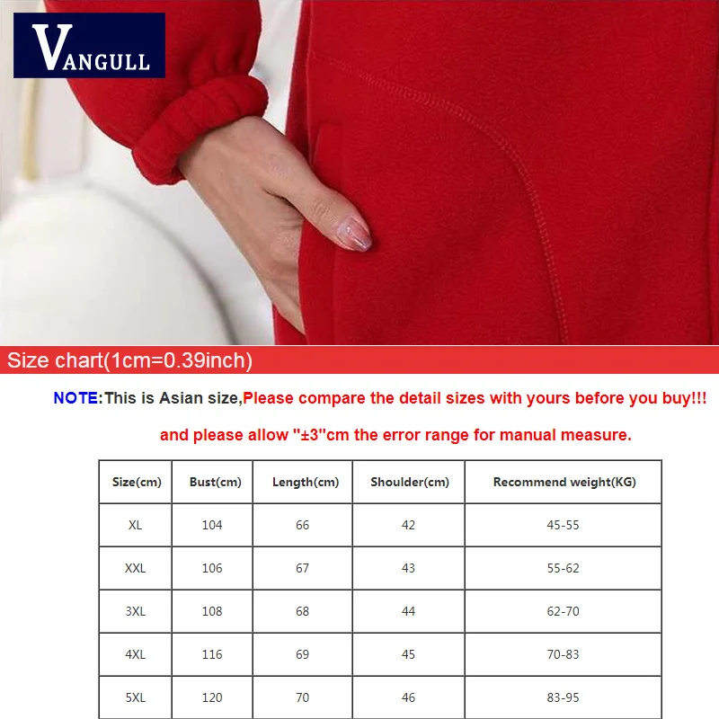 Vangull Новинка зимние толстые флисовые куртки модель 2019 года Женская куртка с