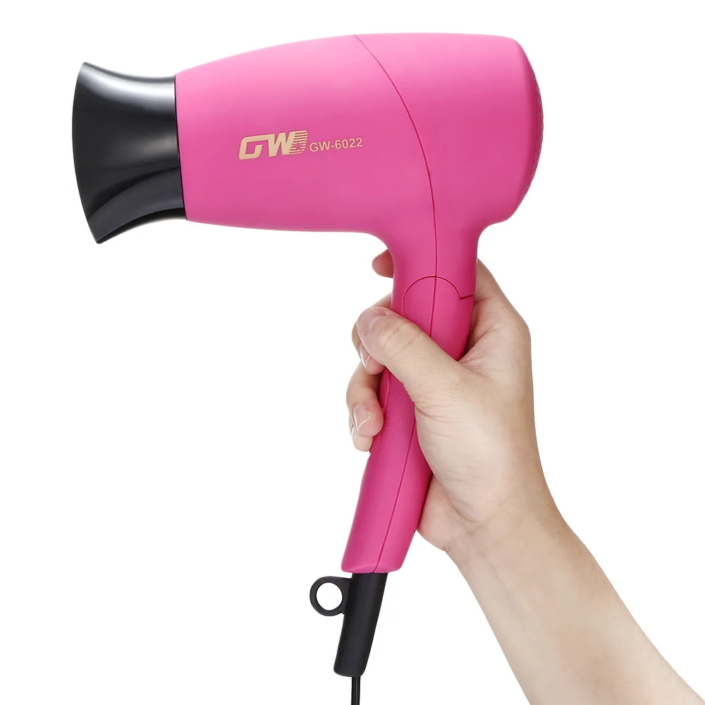 Профессиональный Guowei GW-6022 Электрический мини складной портативный фен для волос 1200 Вт фен для путешествий инструмент для укладки волос