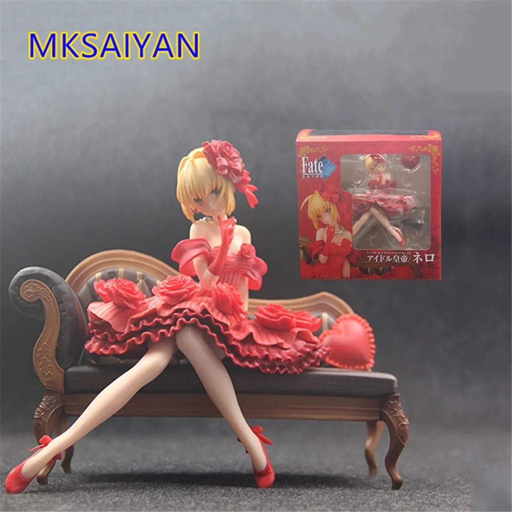 Аниме фигурки Аквамарин Fate/Экстра Encore Nero Claudius Caesar Augustus Germanicus Idol Emperor Girl Toys экшн