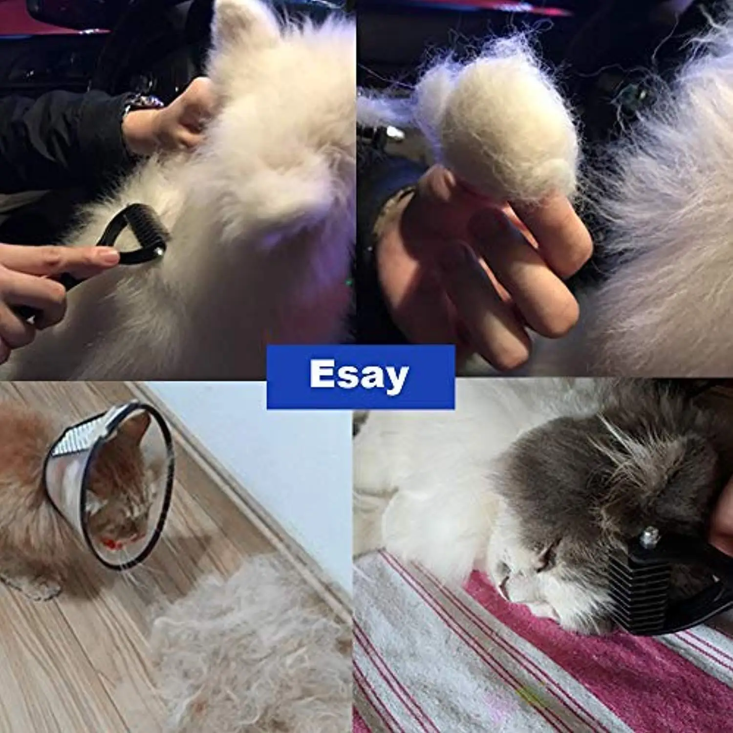 Cats Hair Removal Mitts & Rollers XILALU Pet Dog Cat Shedding Grooming